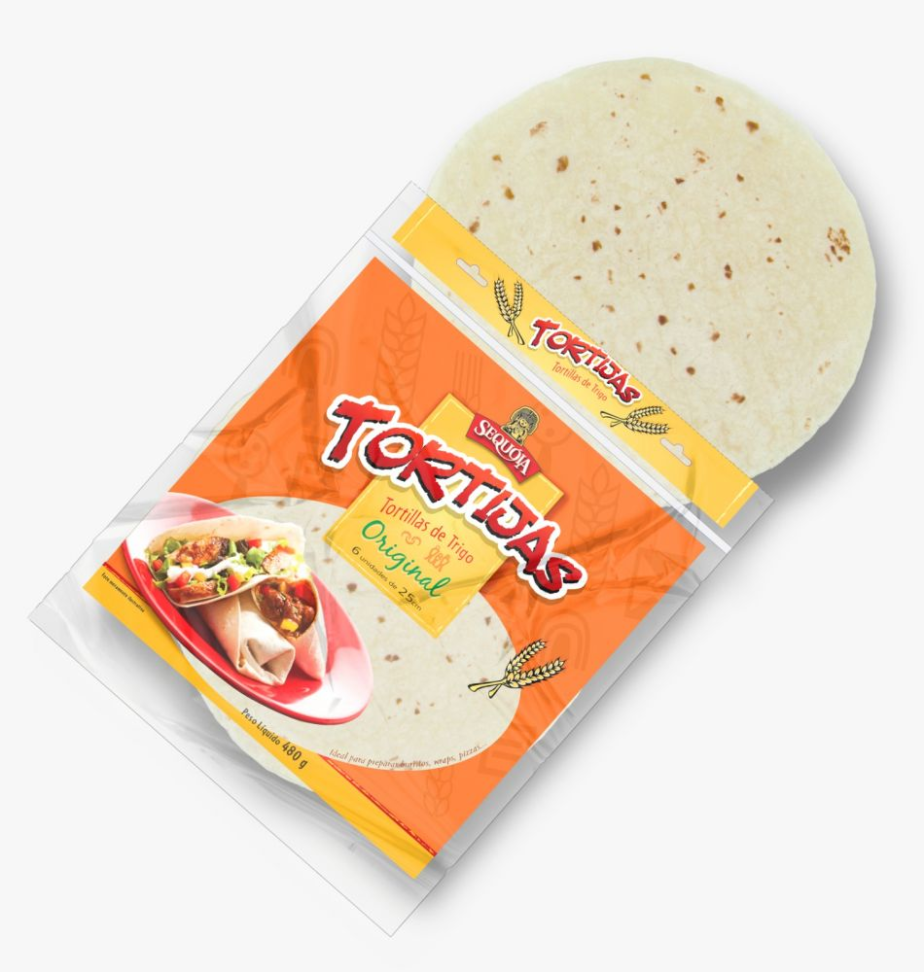TORTILLA TRIGO 10'' PO 480G SEQUOIA ORIGINAL