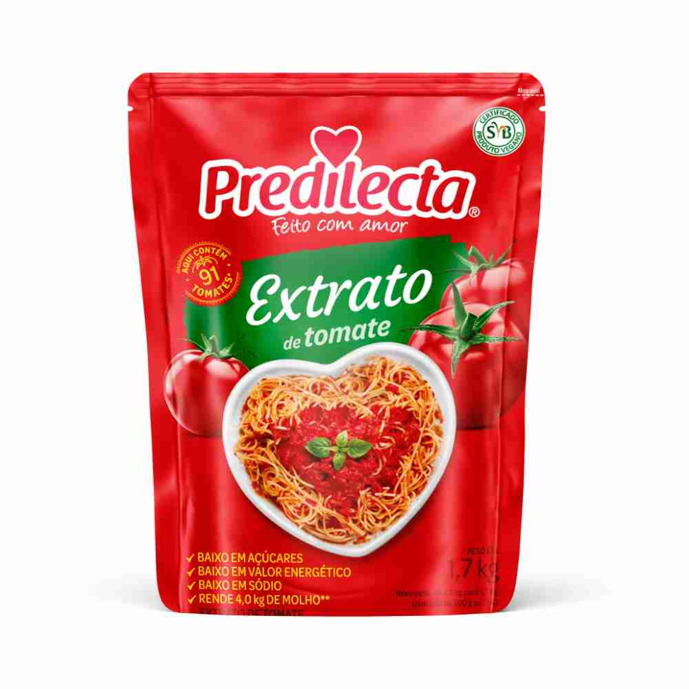 EXTRATO TOMATE 1.7KG PREDILECTA STAND-UP