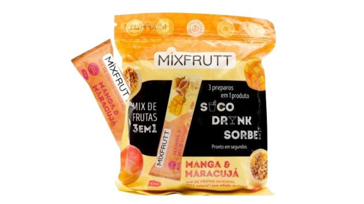 FRUTA CONG INTEGRAL 48X65G MIXFRUTT MANGA E MARACU