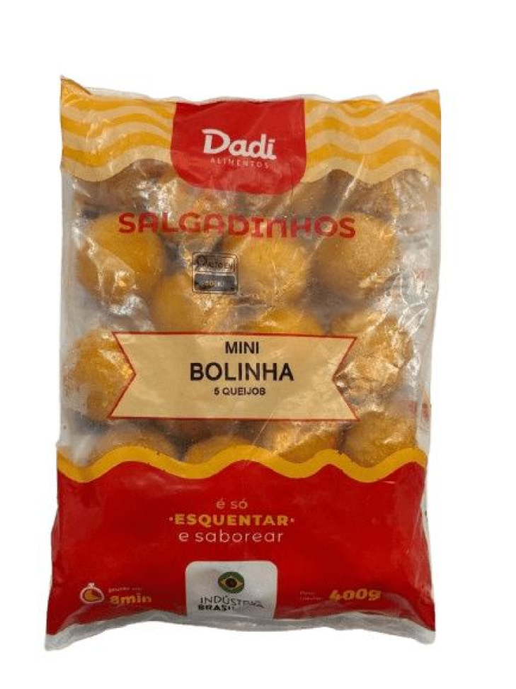 SALG BOLINHA 5 QUEIJ 400G DADI PRE FRITO
