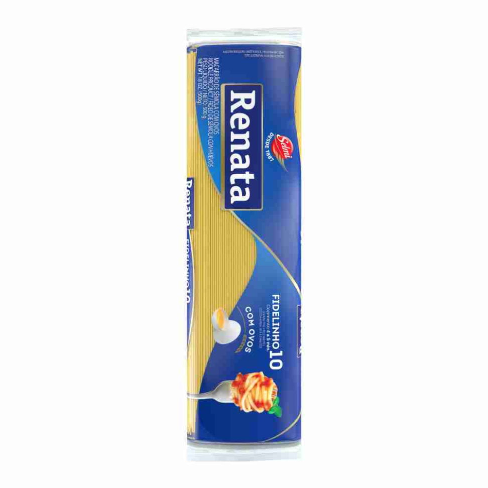 MASSA FIDELINHO C/OVOS 500G RENATA
