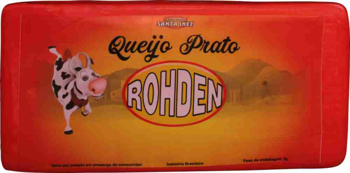 QUEIJO PRATO ROHDEN +/- 3KG