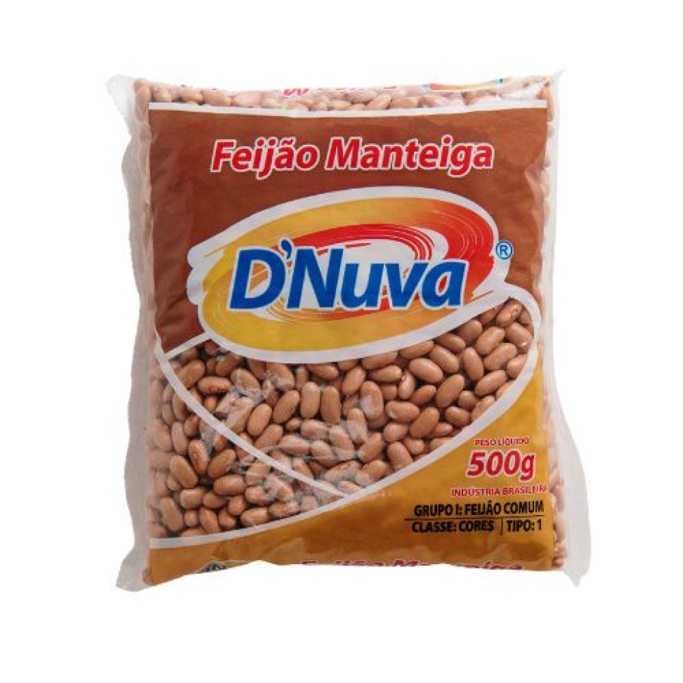 FEIJAO MANTEIGA 500GR D NUVA