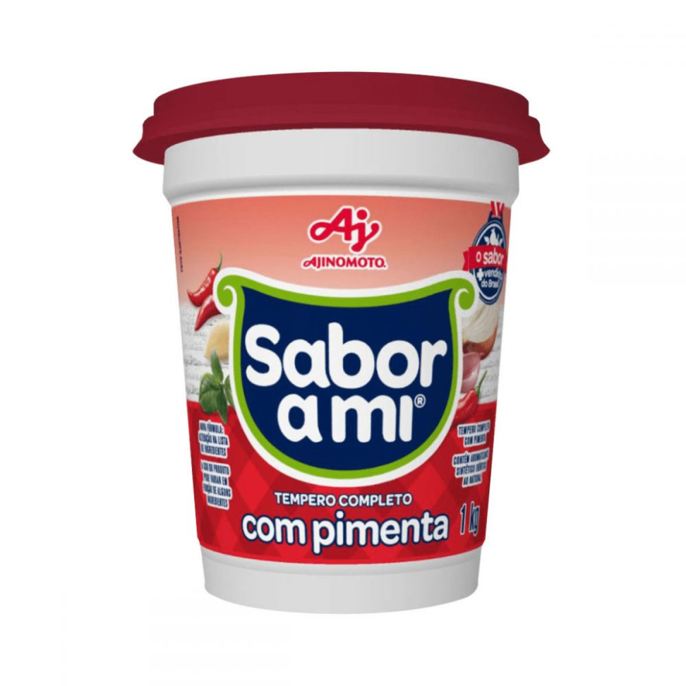 TEMPERO COMPLETO 1KG SABOR AMI COM PIMENTA