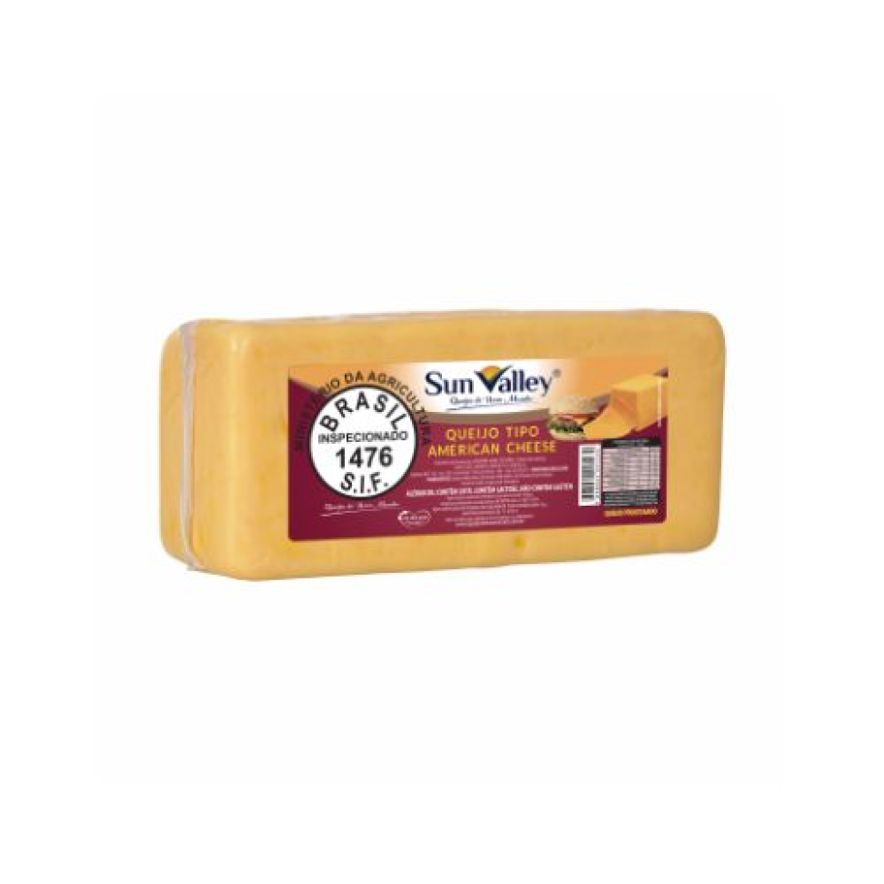 QUEIJO TIPO AMERICAN CHEESE SVALLEY +/- 1.3KG