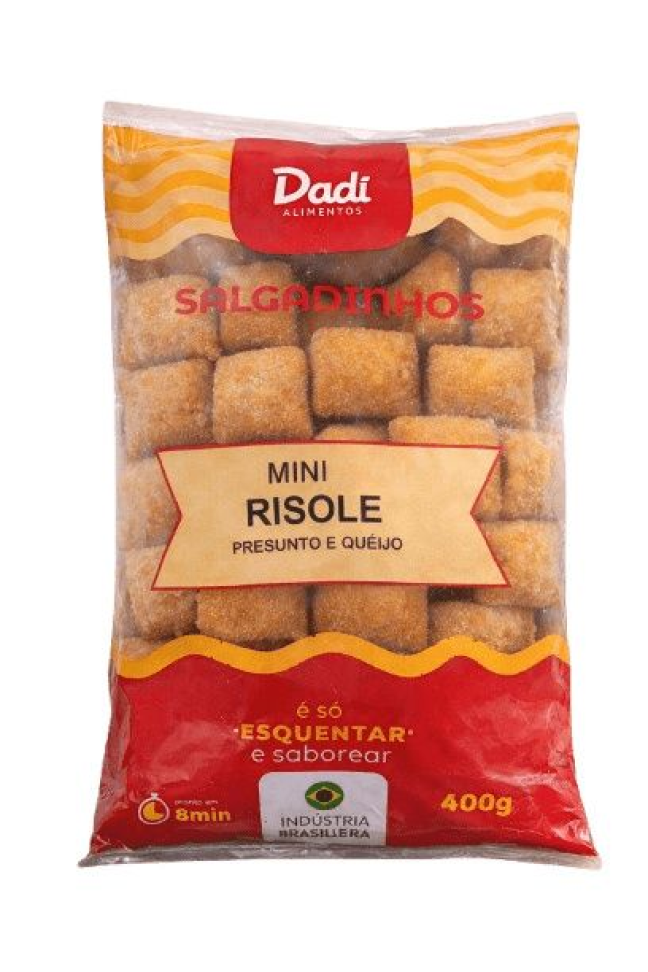 SALG RISOLE QUEIJ E PRESU 400G DADI PRE FRITO