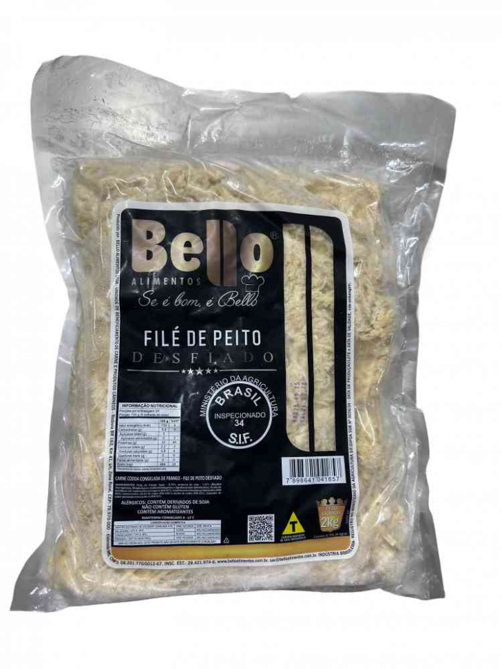 PEITO FRANGO DESF CONG 2KG BELLO