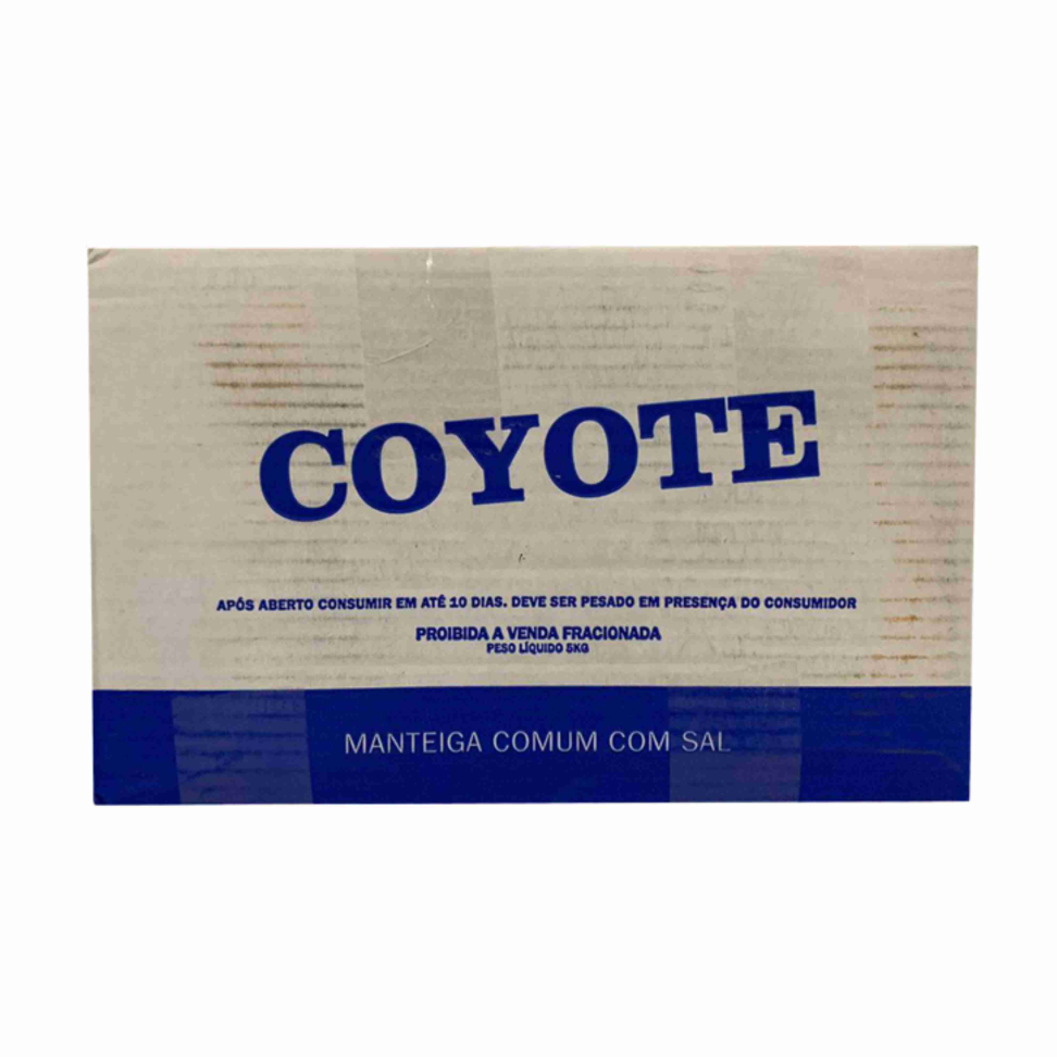 MANTEIGA 5KG C/SAL COYOTE