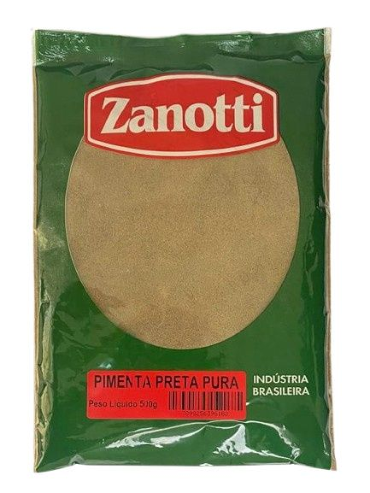 PIMENTA REINO PURA 500G ZANOTTI EM PO