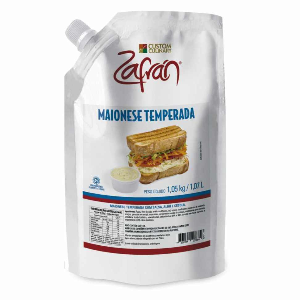MAIONESE TEMP. 1.05KG ZAFRAN