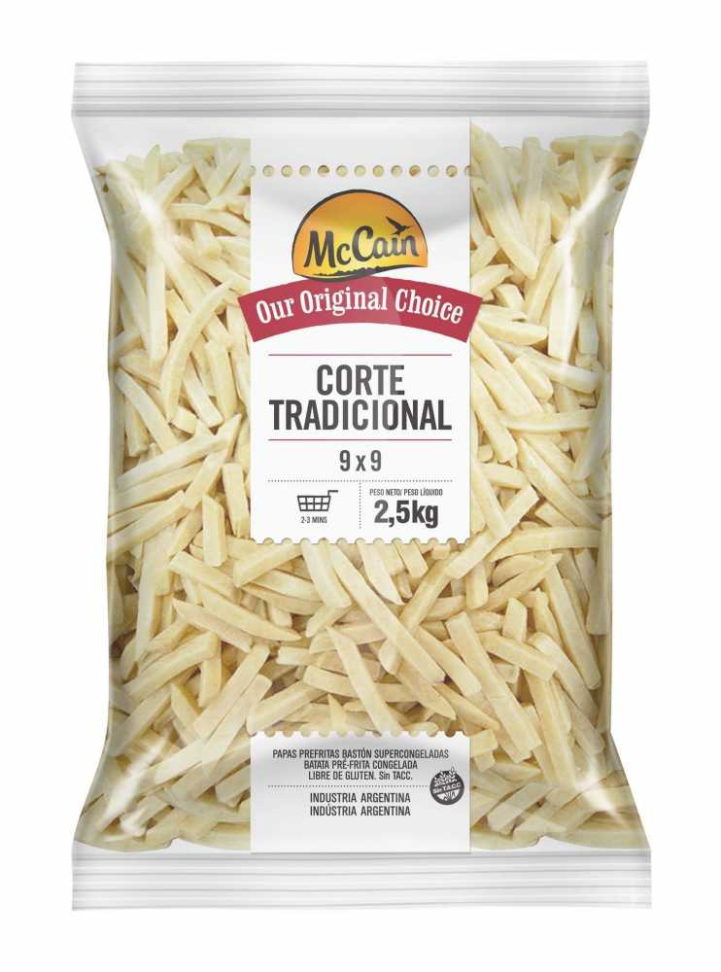 BATATA PALITO 9MM 2.5KG MCCAIN ARG