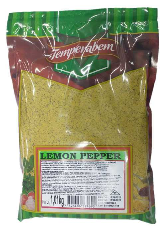 LEMON PEPPER 1.01KG TEMPERABEM