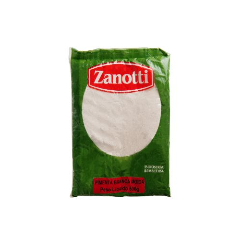 PIMENTA BRANCA PO 500GR ZANOTTI