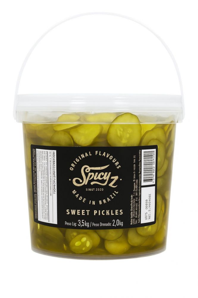 PICKLES PEPINO FAT 3.5KG SPICYZ