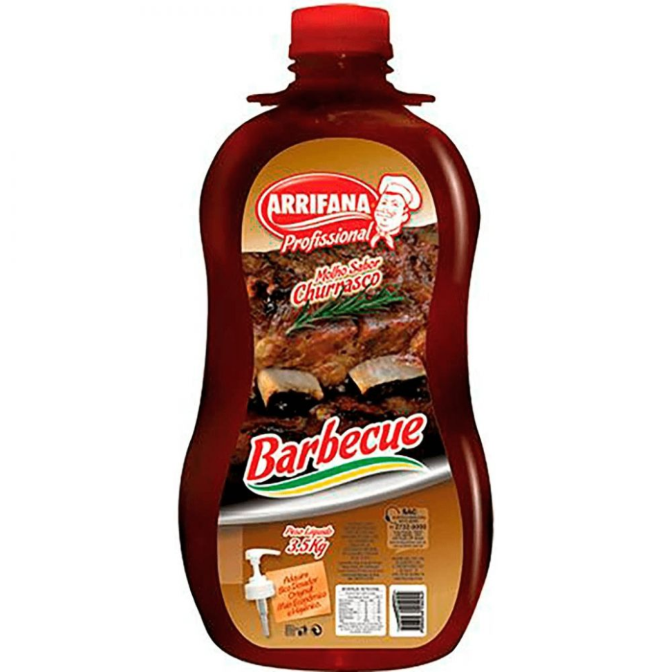 MOLHO BARBECUE BBQ 3.5KG ARRIFANA