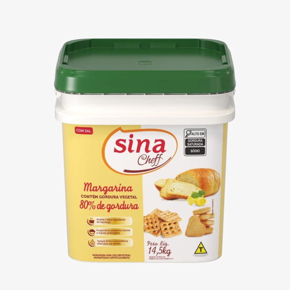MARG. VEGET 80% 14.5KG SINA CHEFF