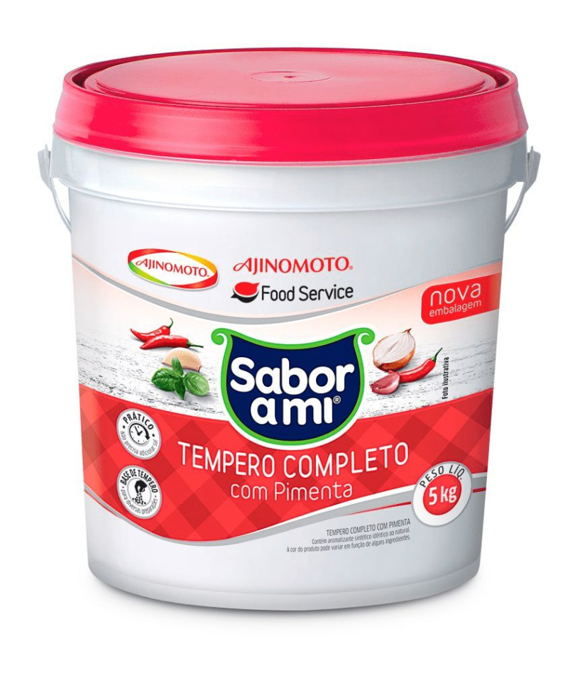 TEMPERO COMPLETO 5KG SABOR AMI COM PIMENTA