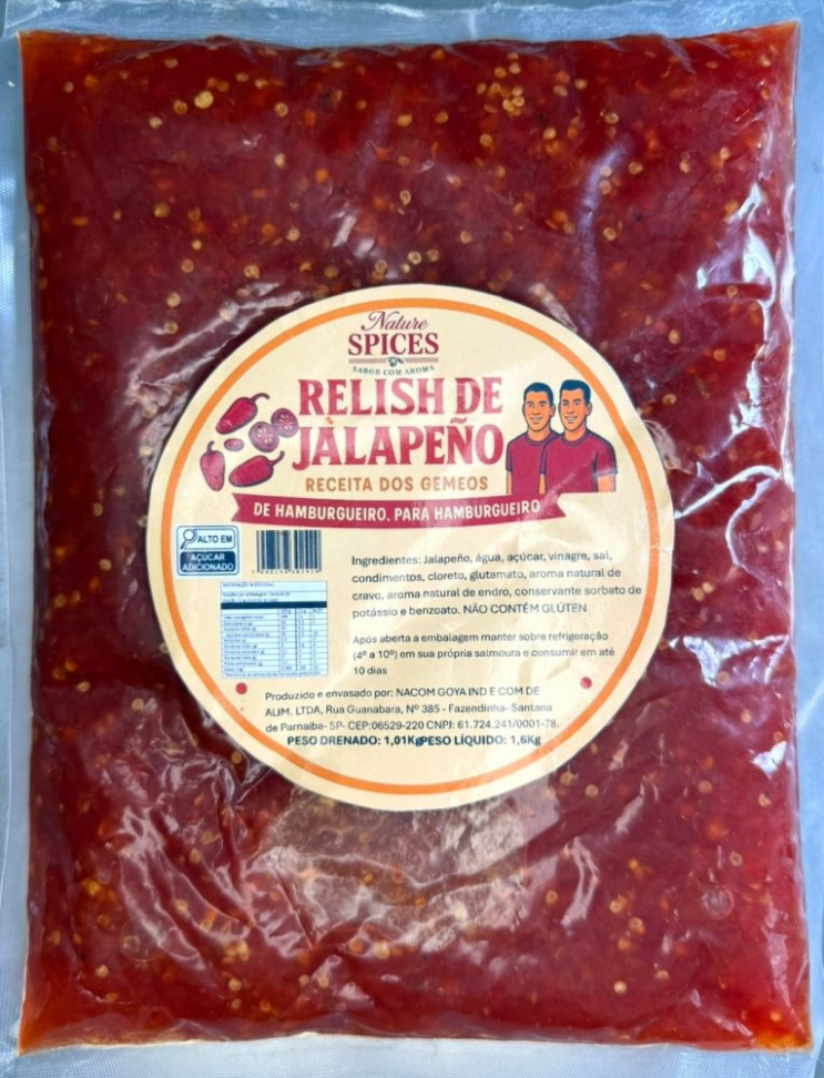 RELISH JALAPENO 1.01KG NATURE SPICE