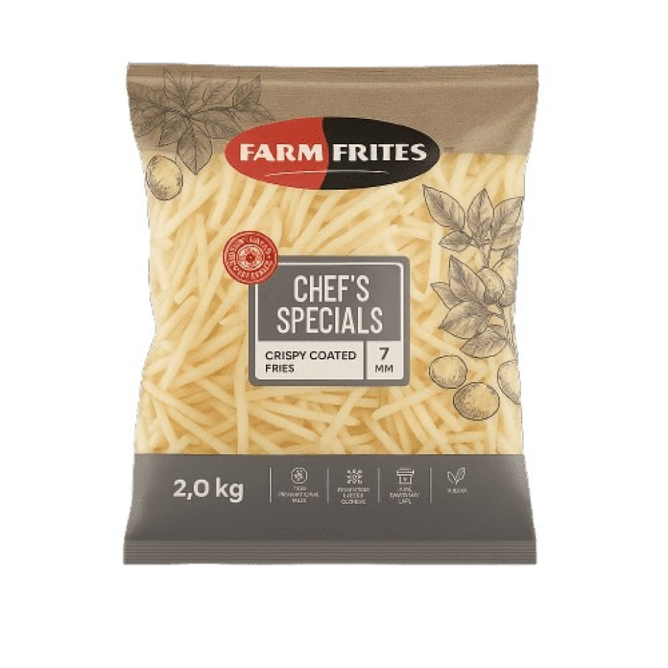 BATATA CRISPY 7MM 2KG CHEF FARM PALITO