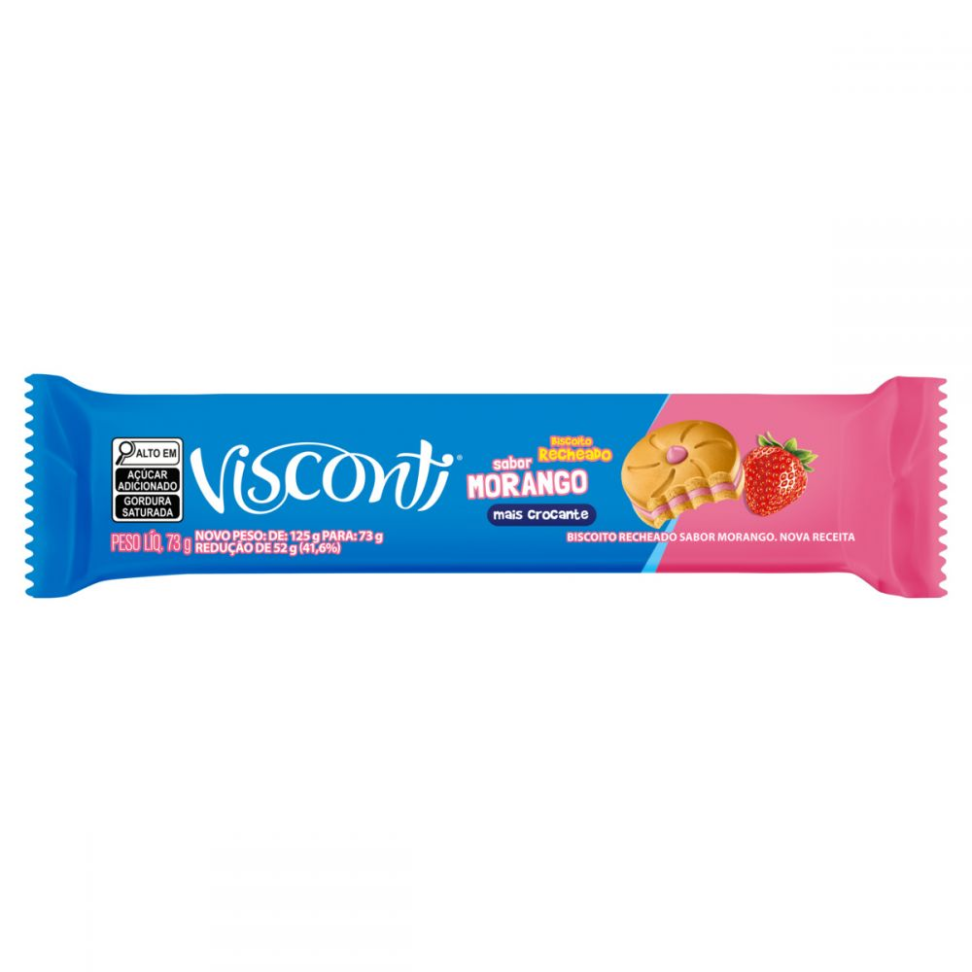 BISCOITO RECH. 73GR VISCONTI MORANGO