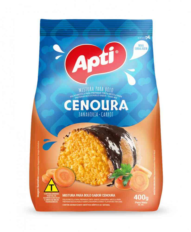 MISTURA P/BOLO 400GR APTI CENOURA