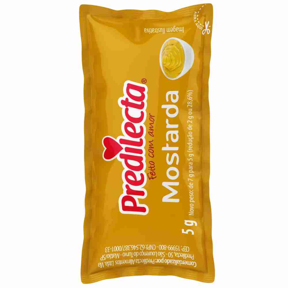MOSTARDA SACHET 144X5G PREDILECTA