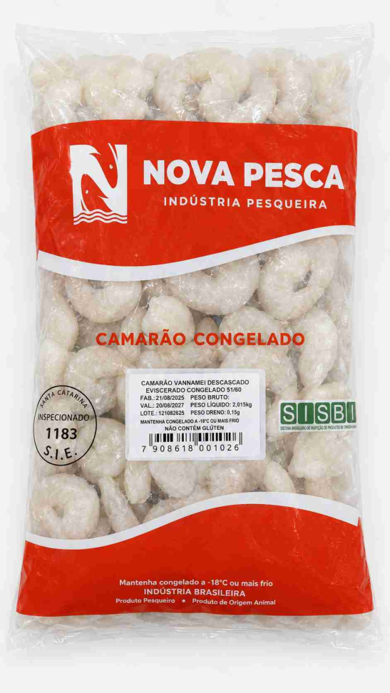 CAMARAO CG S/VC S/C 51/60 2KG N.PES GLAZIER 3/4