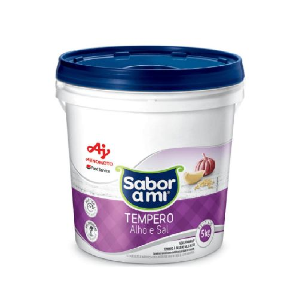 TEMPERO ALHO SAL 1KG SABOR AMI
