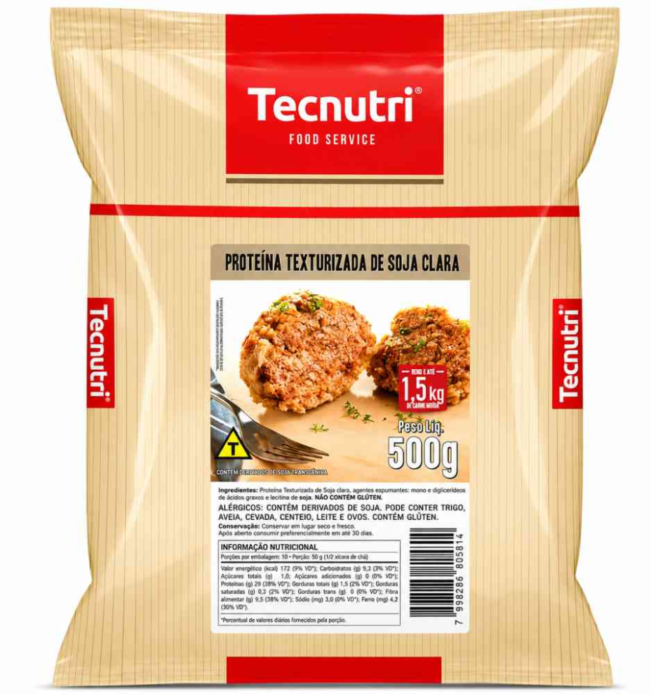 PROT. TEXT SOJA CLARA 500G TECNUT