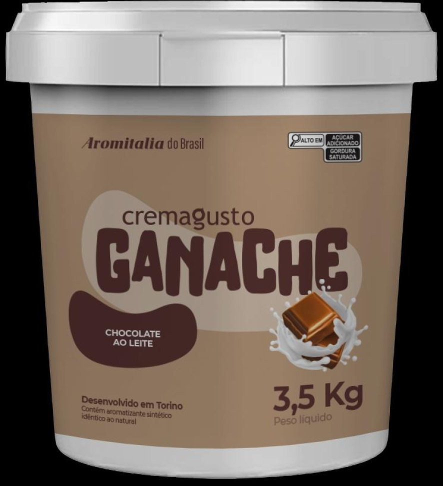GANACHE AO LEITE 3.5KG AROMITALIA
