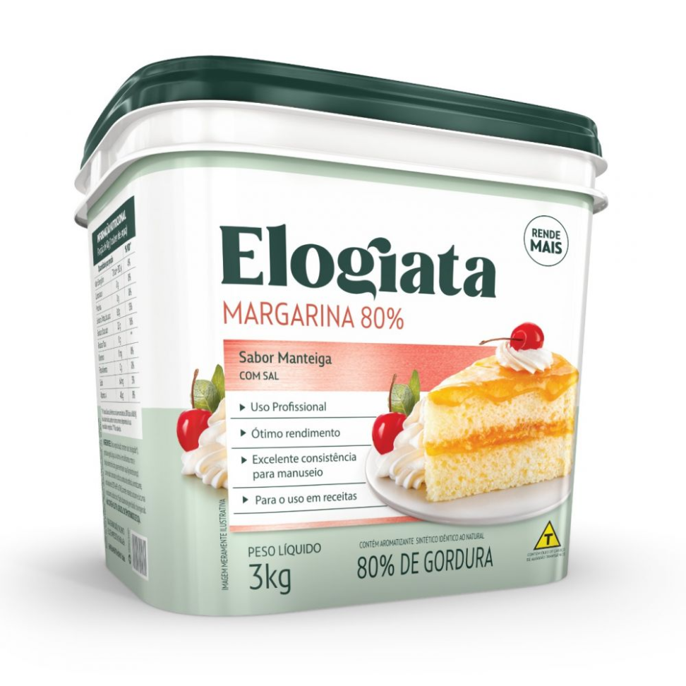 MARG. VEGET 80% 3KG ELOGIATA