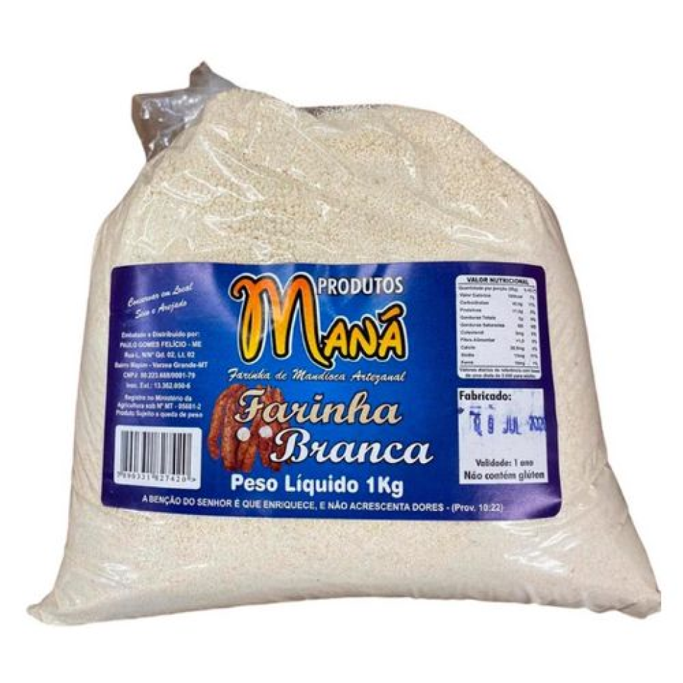 FARINHA MESA CRUA 1KG MANA