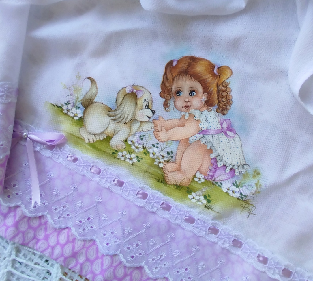 FRALDA DE PASSEIO (PINTURA A MÃO)