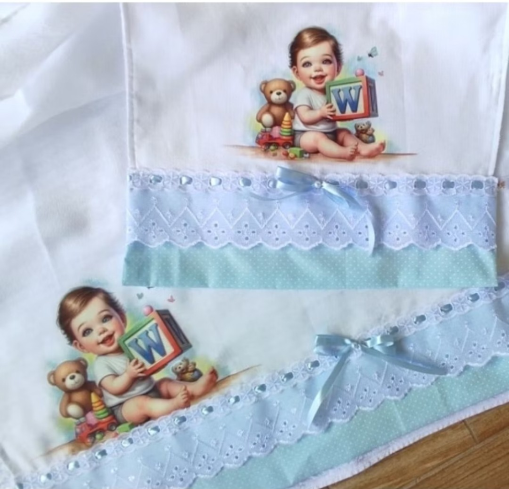 KIT FRALDA DE OMBRO (passeio) e FRALDA DE BOCA (ESTAMPARIA) - #3
