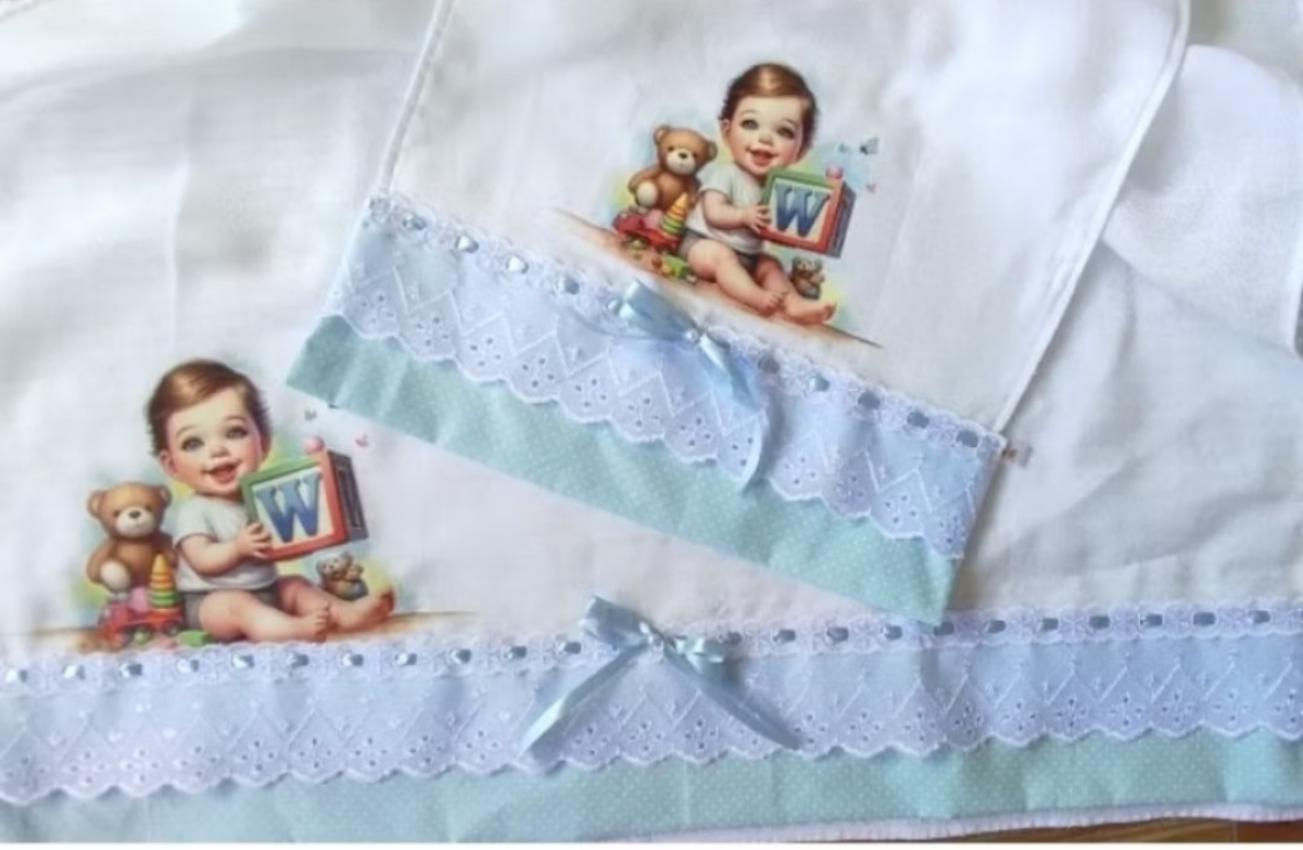 KIT FRALDA DE OMBRO (passeio) e FRALDA DE BOCA (ESTAMPARIA) - #4