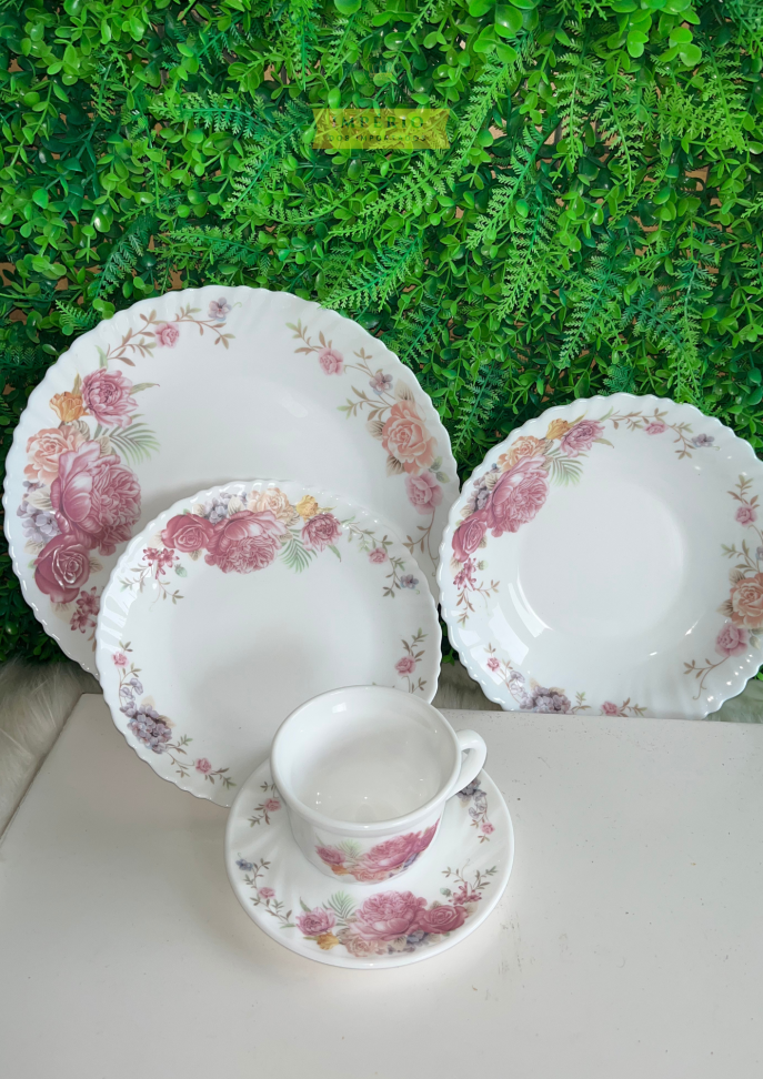 Aparelho de jantar 20 PEÇAS ROSE