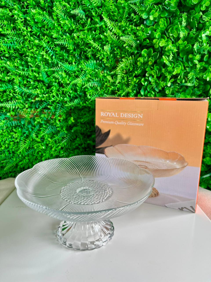 BAILARINA DE VIDRO TRANSPARENTE - GRANDE (23 CM)