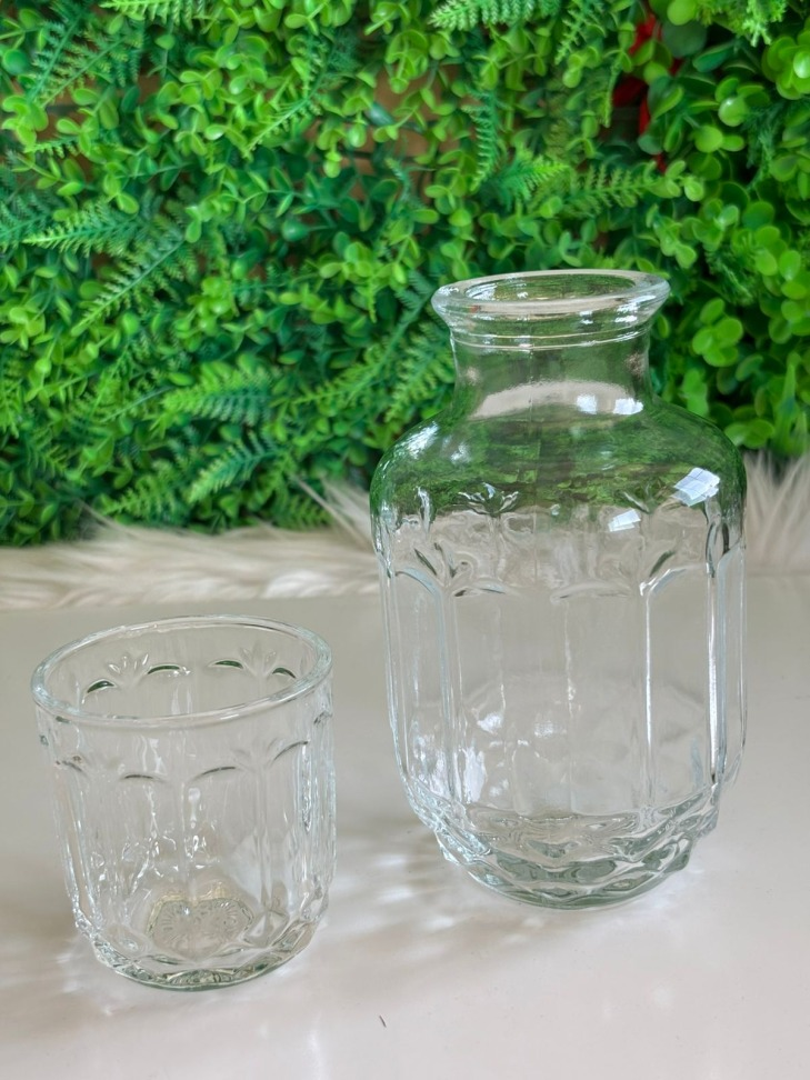 Garrafa 500ml com 1 copo ( moringa)