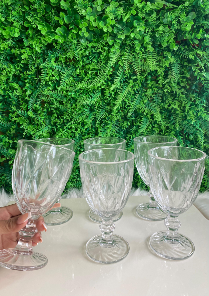 Conjunto 6 taças de vidro 340ml