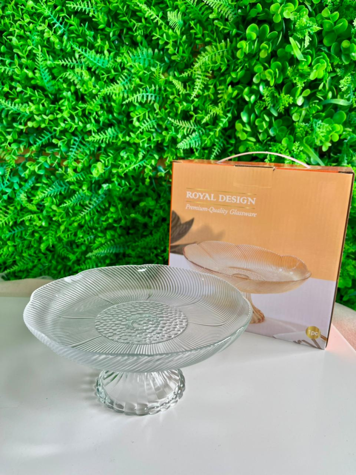 BAILARINA DE VIDRO TRANSPARENTE - MÉDIA (18 CM)
