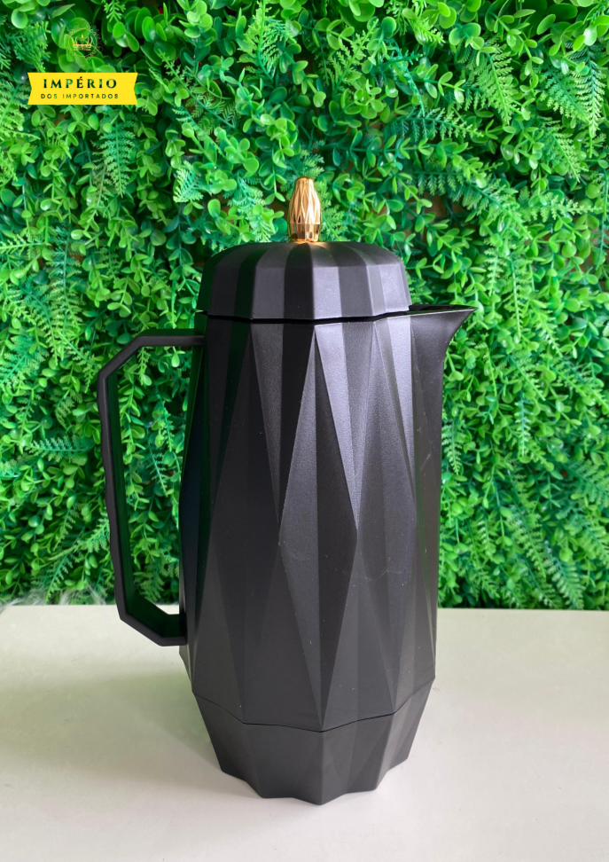 Garrafa Térmica Diamond - 1L (Branca E Preta)