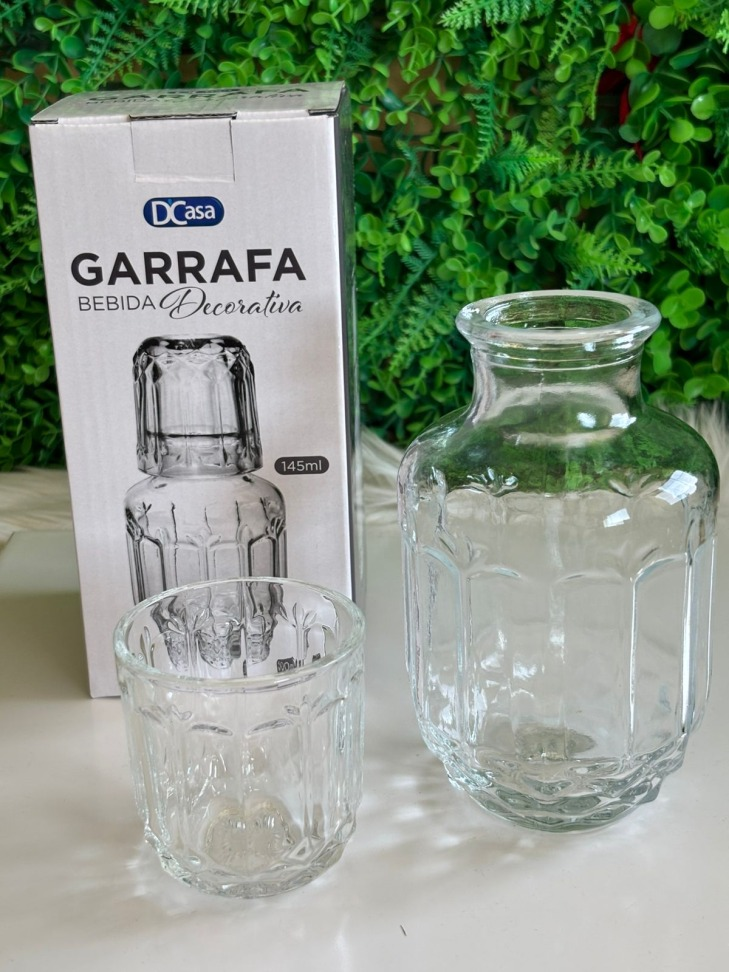 Garrafa 500ml com 1 copo ( moringa)