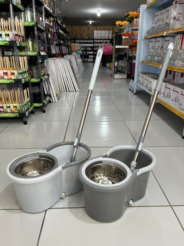 MOP GIRATÓRIO - (COM CESTA EM INOX) - 14L