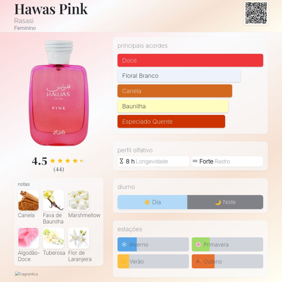 Hawas Pink 100ml