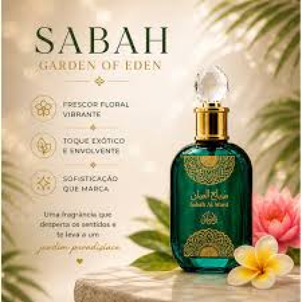 Decant Sabah Garden of Eden LANÇAMENTO 5ml