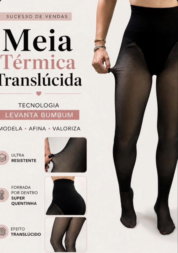 Meia peluciada