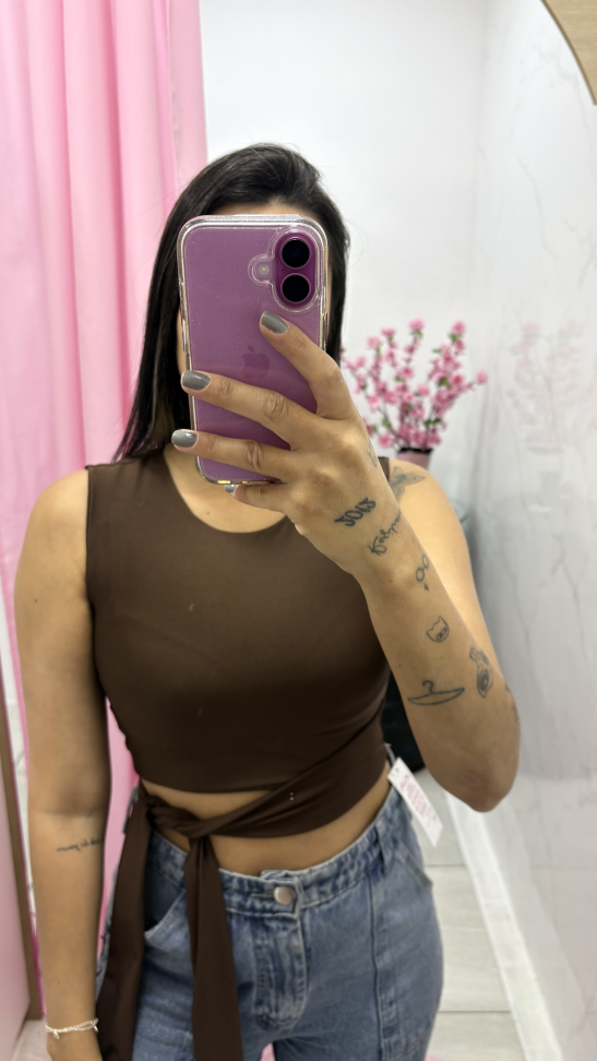 Cropped amarração