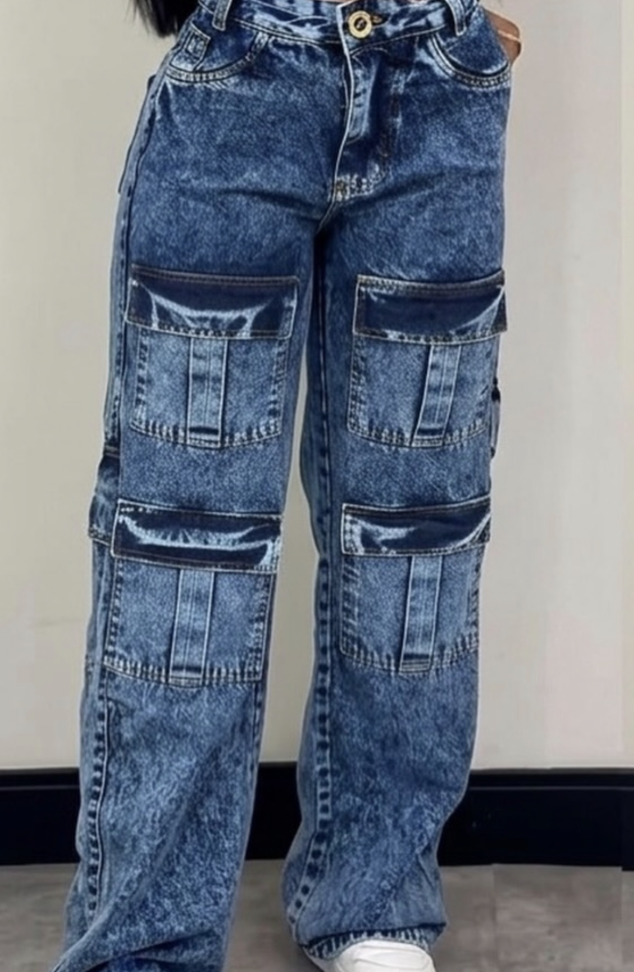 Calça 4 bolsos