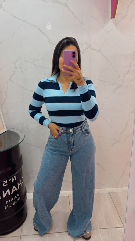 Calça super Wide leg