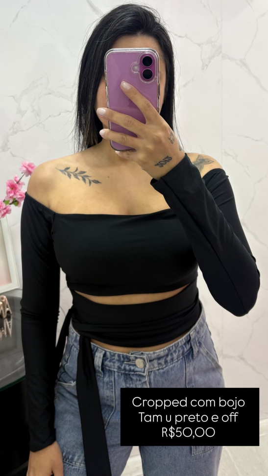Cropped amarração